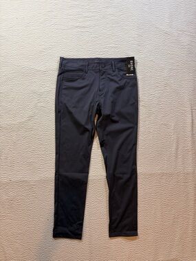 Rhone Pants Mens 34x32 Gray Commuter Stretch Travel Golf Casual Performance Slim